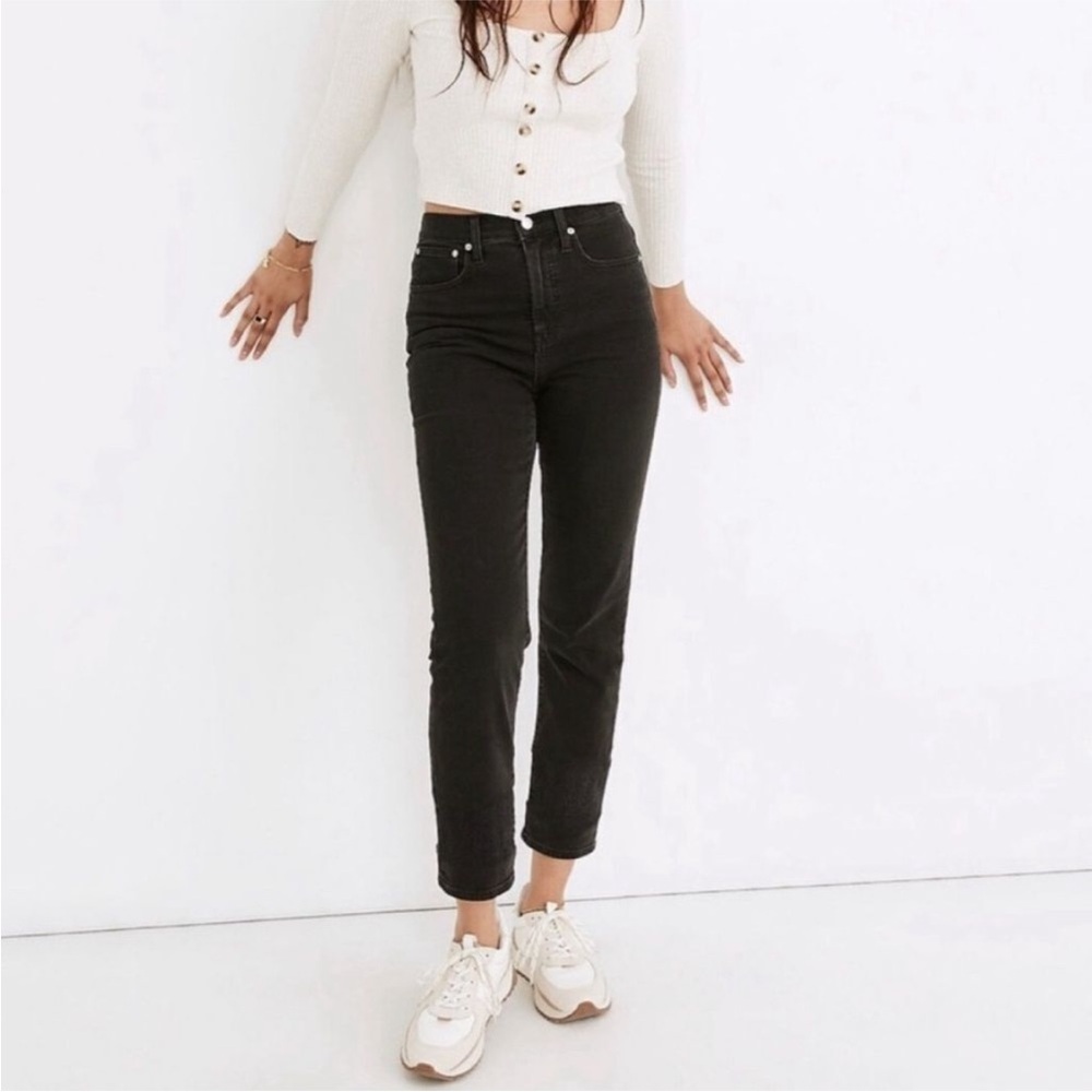 Madewell Black Straight Leg Pants